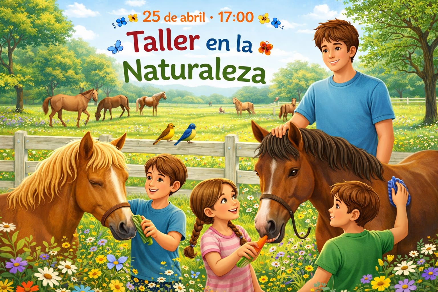 taller en la naturaleza