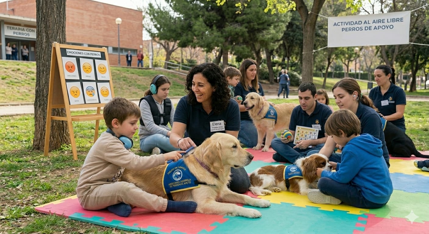 taller terapia perros